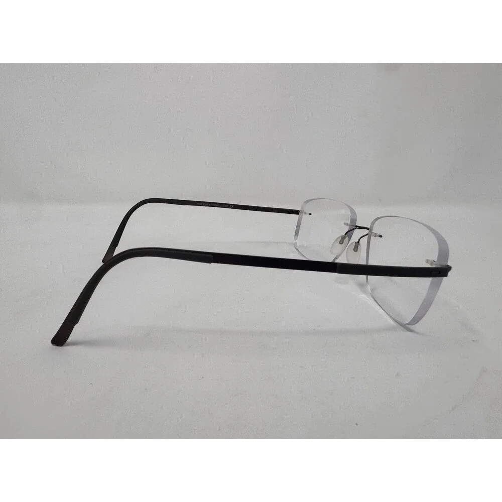 Silhouette 5416 40 6055 Titanium Bronze Gray Rimless Eyeglasses Frames 19 140